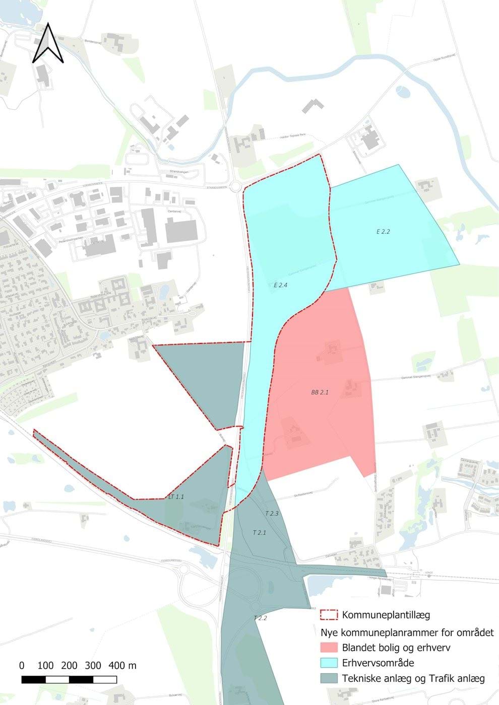 Nye kommuneplanrammer med kommuneplantillæg 001